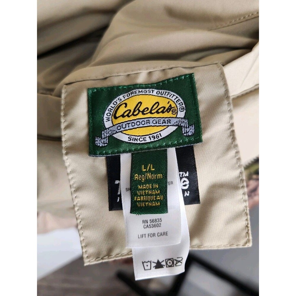 Cabelas Silent-Suede Scent-Lok Hunting Parka Mens L Zonz Woodlands Outdoors - Picture 6 of 16